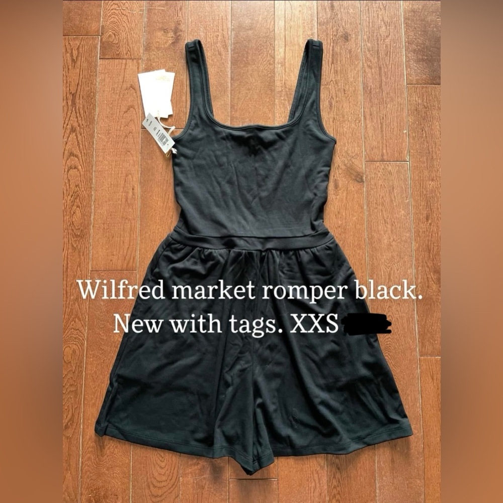 Wilfred market romper XXS Elegant Black Romper